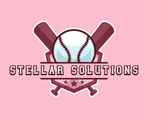 Baseball Bat Sports logo design