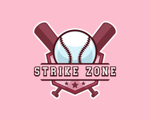 Baseball Bat Sports logo design