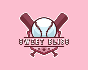 Baseball Bat Sports logo design