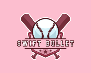 Baseball Bat Sports logo design