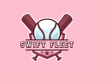 Baseball Bat Sports logo design