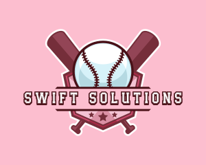 Baseball Bat Sports logo design