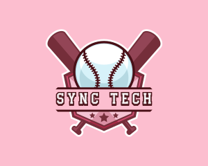 Baseball Bat Sports logo design