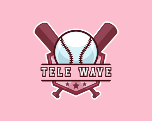 Baseball Bat Sports logo design