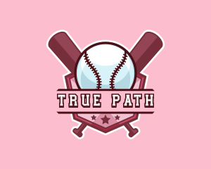 Baseball Bat Sports logo design