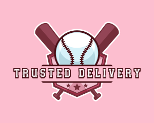 Baseball Bat Sports logo design