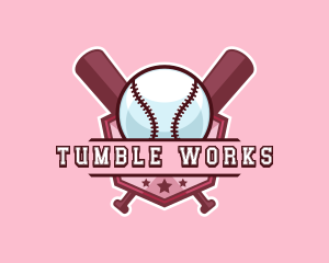 Baseball Bat Sports logo design