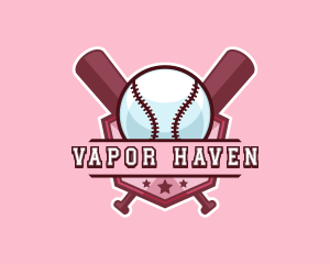 Baseball Bat Sports logo design