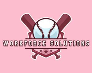 Baseball Bat Sports logo design