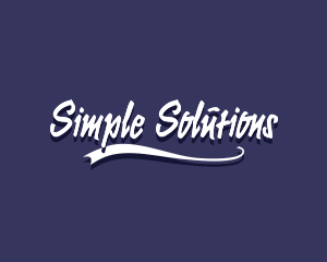 Simple Brush Writing logo