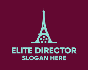 Paris Eiffel Tower Films logo design