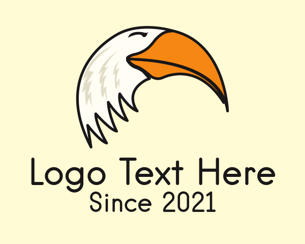 Stork logo example 4