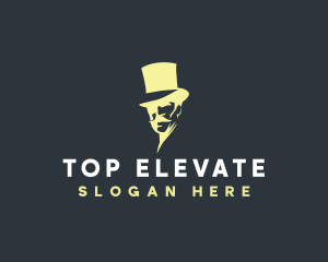 Top Hat Gentleman logo design