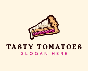 Tasty Cake Slice logo design