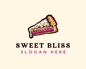 Tasty Cake Slice logo design