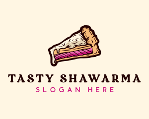 Tasty Cake Slice logo design