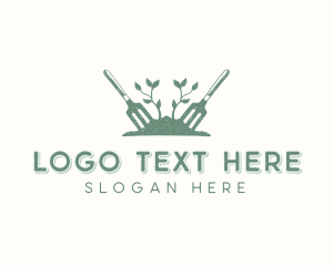 Landscaping Garden Fork  logo