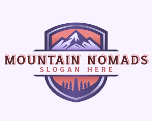 Mountain Peak Forest logo design