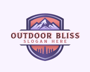 Mountain Peak Forest logo design