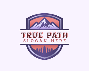 Mountain Peak Forest logo design