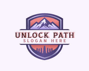 Mountain Peak Forest logo design