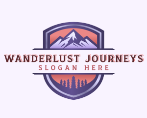 Mountain Peak Forest logo design