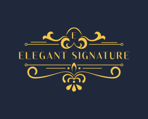 Regal Elegant Event logo design