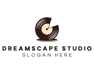 Vinyl Record Studio logo design