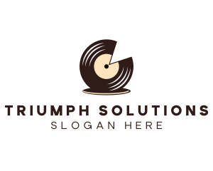 Vinyl Record Studio logo design