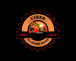 Gear Urban Excavator logo design