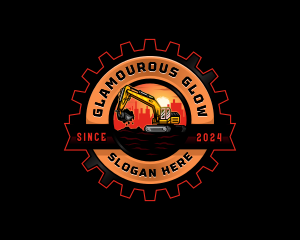 Gear Urban Excavator logo design