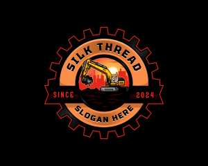 Gear Urban Excavator logo design