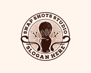 Barber Groomer Salon logo