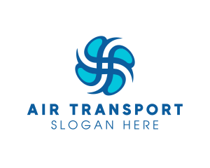 Modern  Air Propeller logo design