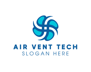 Modern  Air Propeller logo design