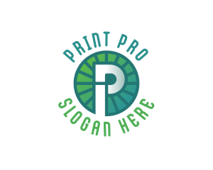 Generic Gradient Letter P logo design