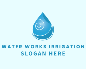 Liquid Drinking Water  logo design