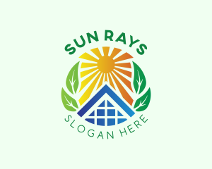 Solar Panel Power logo design