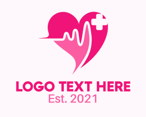 Heartbeat - Medical Heart Care logo design