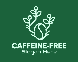 Organic Coffee Bean Tech logo design