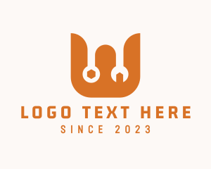 Handyman Tools Letter W  logo