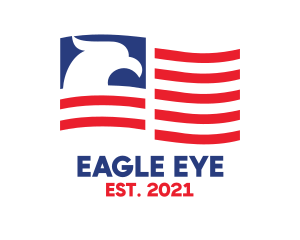 USA Flag American Eagle logo
