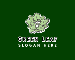 Cartoon Vegetable Lettuce logo