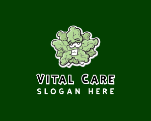 Cartoon Vegetable Lettuce logo
