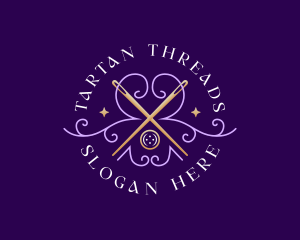 Luxury Needle Thread logo design