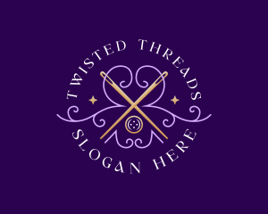 Luxury Needle Thread logo design