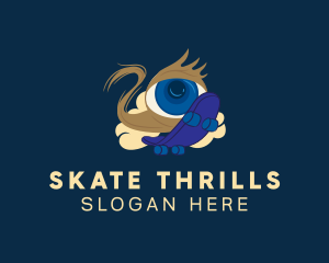 Skateboarding Eye Streetwear logo design