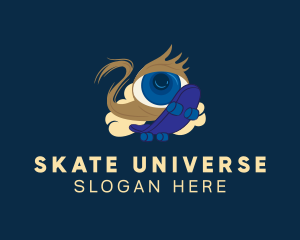 Skateboarding Eye Streetwear logo design