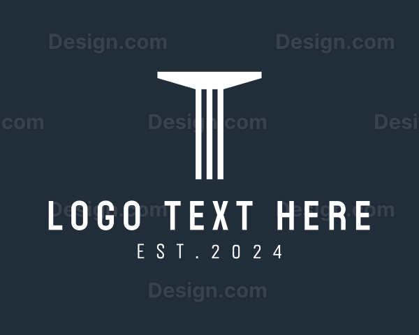 Architectural Firm Letter T Logo