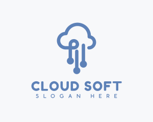 Cloud Rain Technology logo design